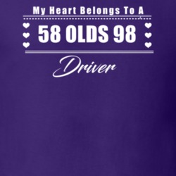 My Heart Belongs To A 1958 Olds 98 Driver Dark Color T Shirt