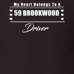 My Heart Belongs To A 1959 Brookwood Driver Dark Color T Shirt