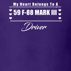 My Heart Belongs To A 1959 F-88 Mark Iii Driver Dark Color T Shirt