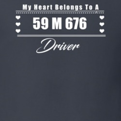 My Heart Belongs To A 1959 M 676 Driver Dark Color T Shirt