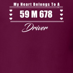 My Heart Belongs To A 1959 M 678 Driver Dark Color T Shirt