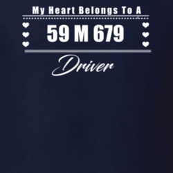 My Heart Belongs To A 1959 M 679 Driver Dark Color T Shirt