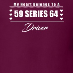My Heart Belongs To A 1959 Series 64 Driver Dark Color T Shirt