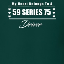 My Heart Belongs To A 1959 Series 75 Driver Dark Color T Shirt