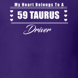 My Heart Belongs To A 1959 Taurus Driver Dark Color T Shirt