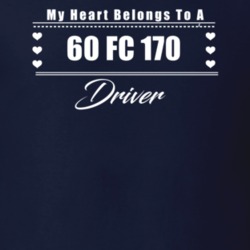 My Heart Belongs To A 1960 Fc 170 Driver Dark Color T Shirt