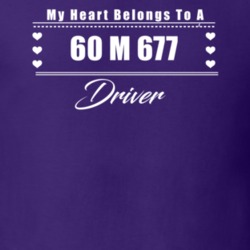 My Heart Belongs To A 1960 M 677 Driver Dark Color T Shirt