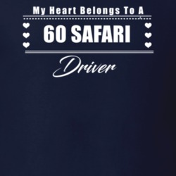 My Heart Belongs To A 1960 Safari Driver Dark Color T Shirt
