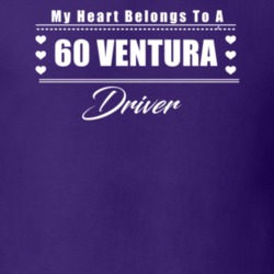 My Heart Belongs To A 1960 Ventura Driver Dark Color T Shirt