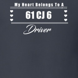 My Heart Belongs To A 1961 Cj 6 Driver Dark Color T Shirt