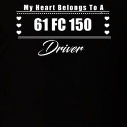 My Heart Belongs To A 1961 Fc 150 Driver Dark Color T Shirt