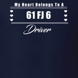 My Heart Belongs To A 1961 Fj 6 Driver Dark Color T Shirt
