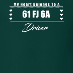 My Heart Belongs To A 1961 Fj 6A Driver Dark Color T Shirt