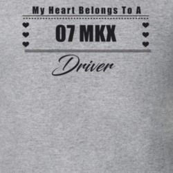 My Heart Belongs To A 2007 Mkx Driver Light Color T Shirt