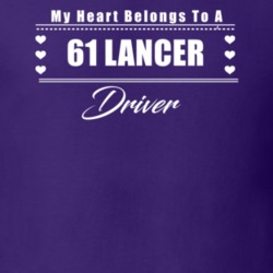 My Heart Belongs To A 1961 Lancer Driver Dark Color T Shirt