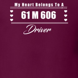 My Heart Belongs To A 1961 M 606 Driver Dark Color T Shirt