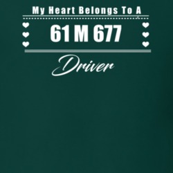 My Heart Belongs To A 1961 M 677 Driver Dark Color T Shirt