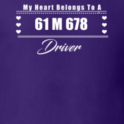 My Heart Belongs To A 1961 M 678 Driver Dark Color T Shirt