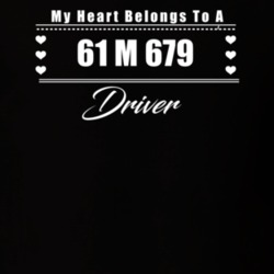 My Heart Belongs To A 1961 M 679 Driver Dark Color T Shirt