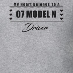 My Heart Belongs To A 1907 Model N Driver Light Color T Shirt