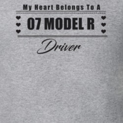 My Heart Belongs To A 1907 Model R Driver Light Color T Shirt