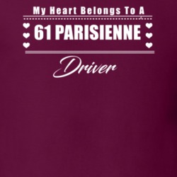 My Heart Belongs To A 1961 Parisienne Driver Dark Color T Shirt