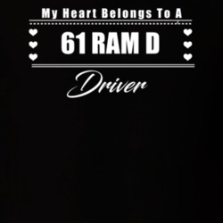 My Heart Belongs To A 1961 Ram D Driver Dark Color T Shirt
