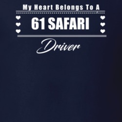 My Heart Belongs To A 1961 Safari Driver Dark Color T Shirt