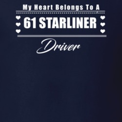 My Heart Belongs To A 1961 Starliner Driver Dark Color T Shirt
