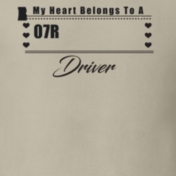 My Heart Belongs To A 2007 Trailblazer Driver Light Color T Shirt