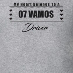 My Heart Belongs To A 2007 Vamos Driver Light Color T Shirt