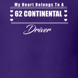My Heart Belongs To A 1962 Continental Driver Dark Color T Shirt