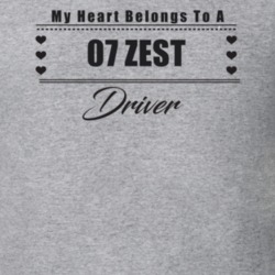 My Heart Belongs To A 2007 Zest Driver Light Color T Shirt