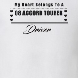 My Heart Belongs To A 2008 Accord Tourer Driver Light Color T Shirt