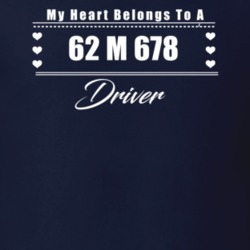 My Heart Belongs To A 1962 M 678 Driver Dark Color T Shirt