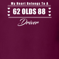 My Heart Belongs To A 1962 Olds 88 Driver Dark Color T Shirt