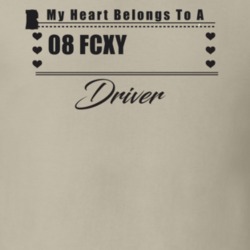 My Heart Belongs To A 2008 Fcx Clarity Driver Light Color T Shirt