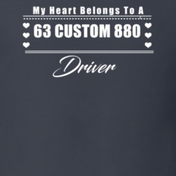 My Heart Belongs To A 1963 Custom 880 Driver Dark Color T Shirt