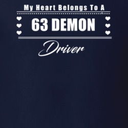 My Heart Belongs To A 1963 Demon Driver Dark Color T Shirt