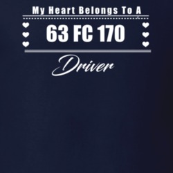 My Heart Belongs To A 1963 Fc 170 Driver Dark Color T Shirt