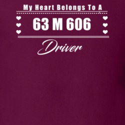 My Heart Belongs To A 1963 M 606 Driver Dark Color T Shirt