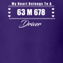 My Heart Belongs To A 1963 M 678 Driver Dark Color T Shirt