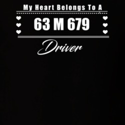 My Heart Belongs To A 1963 M 679 Driver Dark Color T Shirt