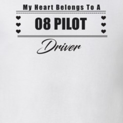 My Heart Belongs To A 2008 Pilot Driver Light Color T Shirt