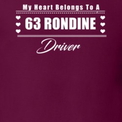 My Heart Belongs To A 1963 Rondine Driver Dark Color T Shirt