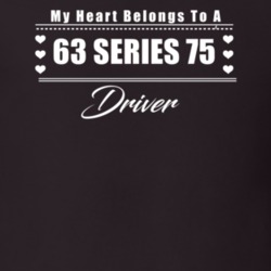 My Heart Belongs To A 1963 Series 75 Driver Dark Color T Shirt