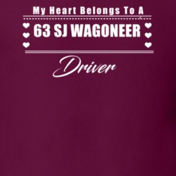 My Heart Belongs To A 1963 Sj Wagoneer Driver Dark Color T Shirt