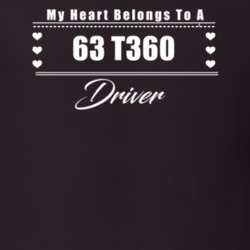 My Heart Belongs To A 1963 T360 Driver Dark Color T Shirt