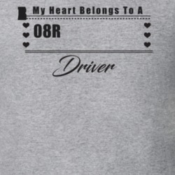 My Heart Belongs To A 2008 Trailblazer Driver Light Color T Shirt