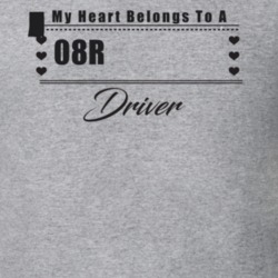 My Heart Belongs To A 2008 Uplander Driver Light Color T Shirt